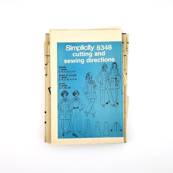 Late 60s Misses' Separates Simplicity Sewing Pattern 8348 Bust 32 1/2 Modern 2 - Picture 5 of 12